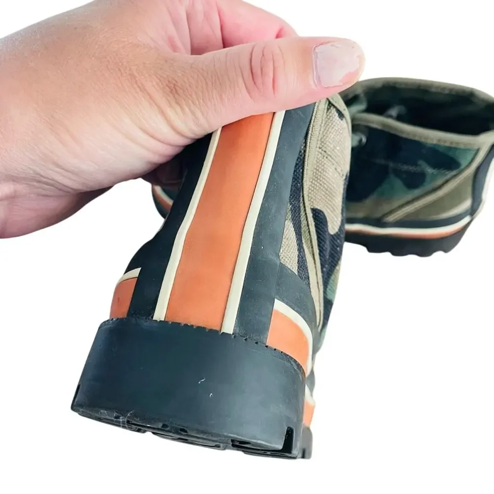 VALENTINO GARAVANI Canvas Camouflage Sneaker Boots Sz 36